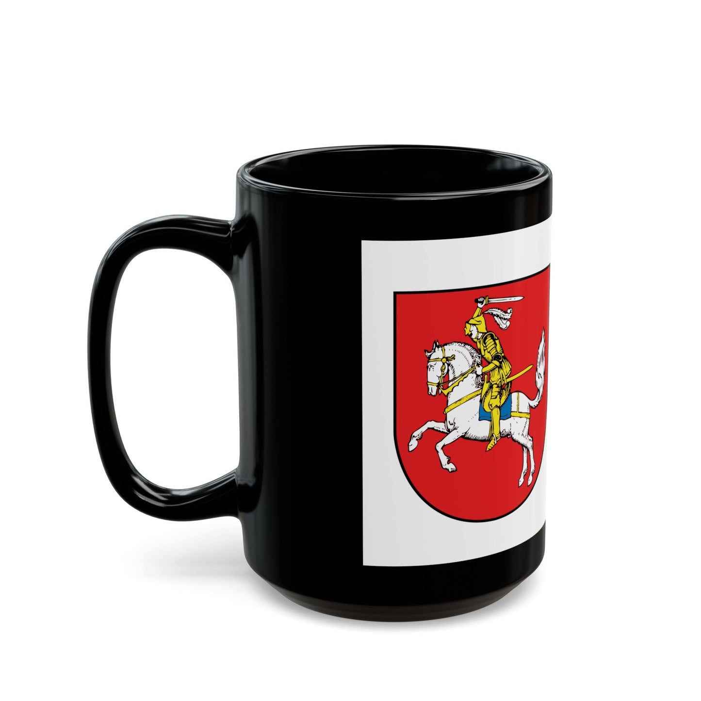 Flag of Dithmarschen Germany - Black Coffee Mug-The Sticker Space