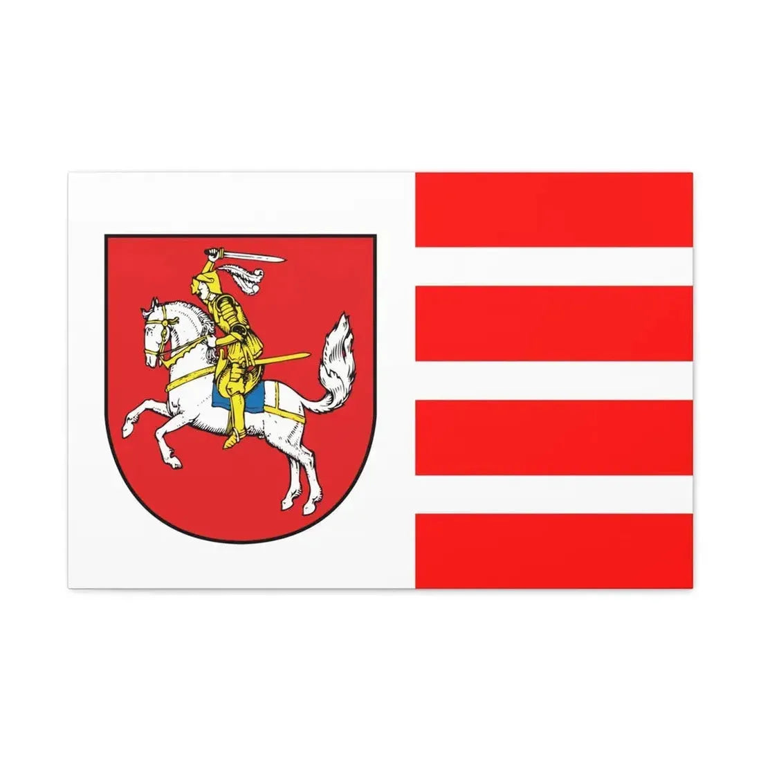 Flag of Dithmarschen Germany - Canvas Wall Art 30" x 20" 1.25" - The Sticker Space