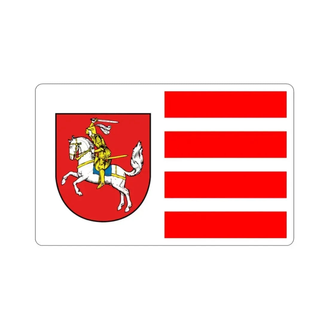 Flag of Dithmarschen Germany STICKER Vinyl Die-Cut Decal 2 Inch - The Sticker Space