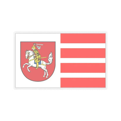 Flag of Dithmarschen Germany - STICKER Vinyl Kiss-Cut Decal 3 Inch Transparent - The Sticker Space