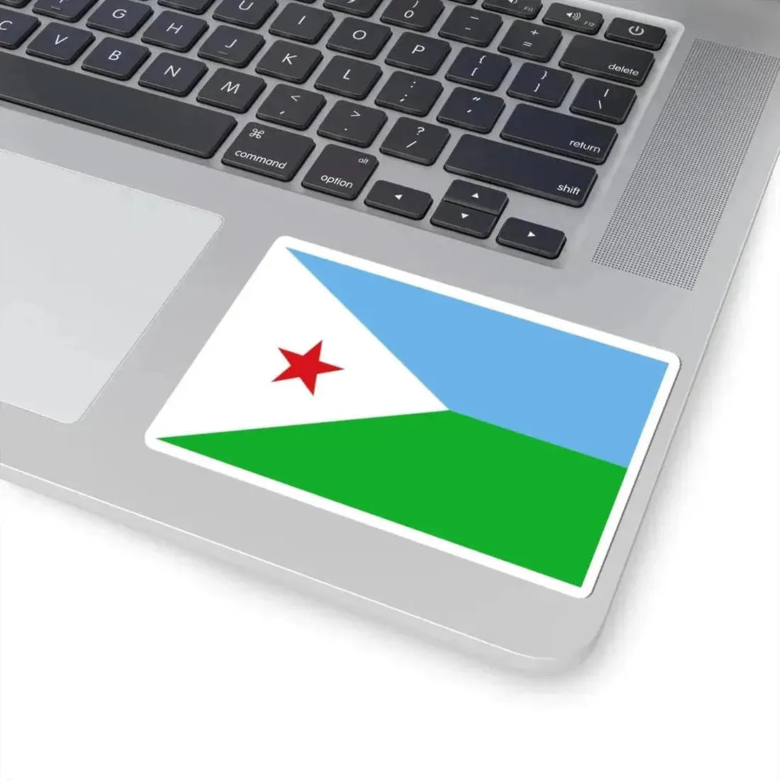 Flag of Djibouti (Djibouti) STICKER Vinyl Kiss-Cut Decal - The Sticker Space
