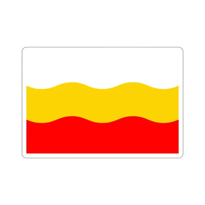 Flag of Děčín Czech Republic STICKER Vinyl Die-Cut Decal 2 Inch - The Sticker Space