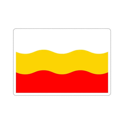Flag of Děčín Czech Republic STICKER Vinyl Die-Cut Decal 3 Inch - The Sticker Space