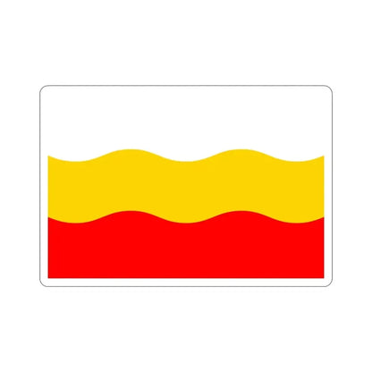 Flag of Děčín Czech Republic STICKER Vinyl Die-Cut Decal 3 Inch - The Sticker Space