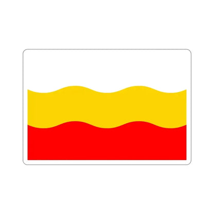 Flag of Děčín Czech Republic STICKER Vinyl Die-Cut Decal 5 Inch - The Sticker Space