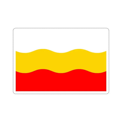 Flag of Děčín Czech Republic STICKER Vinyl Die-Cut Decal 6 Inch - The Sticker Space