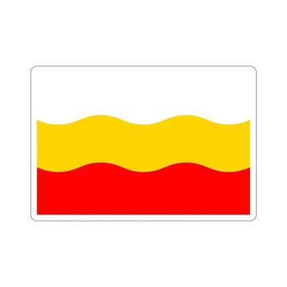 Flag of Děčín Czech Republic STICKER Vinyl Die-Cut Decal 6 Inch - The Sticker Space