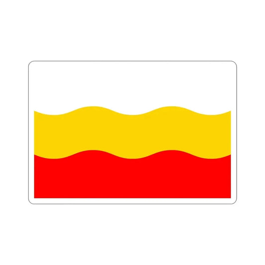 Flag of Děčín Czech Republic STICKER Vinyl Die-Cut Decal 6 Inch - The Sticker Space