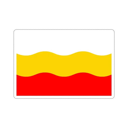 Flag of Děčín Czech Republic STICKER Vinyl Die-Cut Decal - The Sticker Space