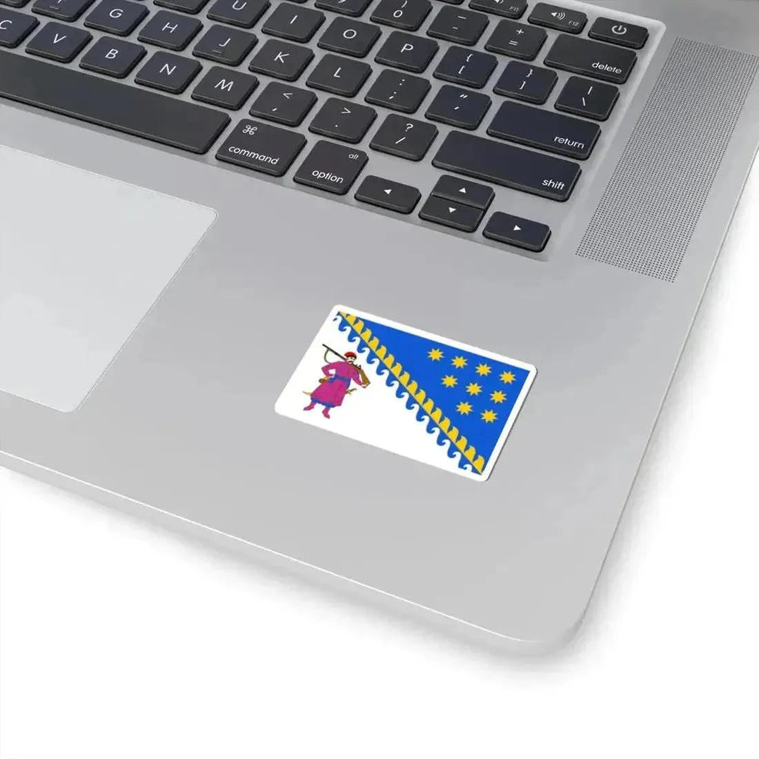 Flag of Dnipropetrovsk Oblast Ukraine - STICKER Vinyl Kiss-Cut Decal - The Sticker Space