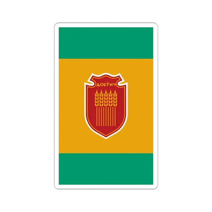 Flag of Dobrich (Bulgaria) STICKER Vinyl Kiss-Cut Decal 6 Inch White - The Sticker Space