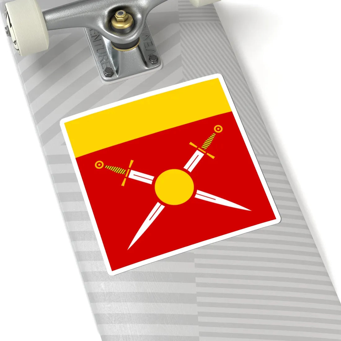 Flag of Dobromyl (Ukraine) STICKER Vinyl Kiss-Cut Decal - The Sticker Space