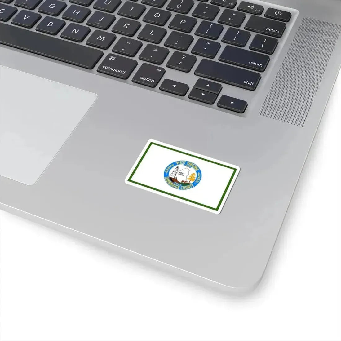 Flag of Doddridge County West Virginia (United States) STICKER Vinyl Kiss-Cut Decal - The Sticker Space