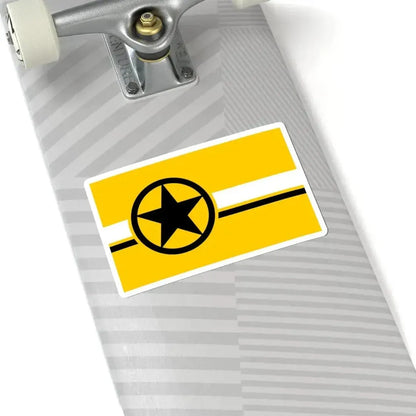 Flag of Dodge City Kansas (United States) STICKER Vinyl Kiss-Cut Decal - The Sticker Space