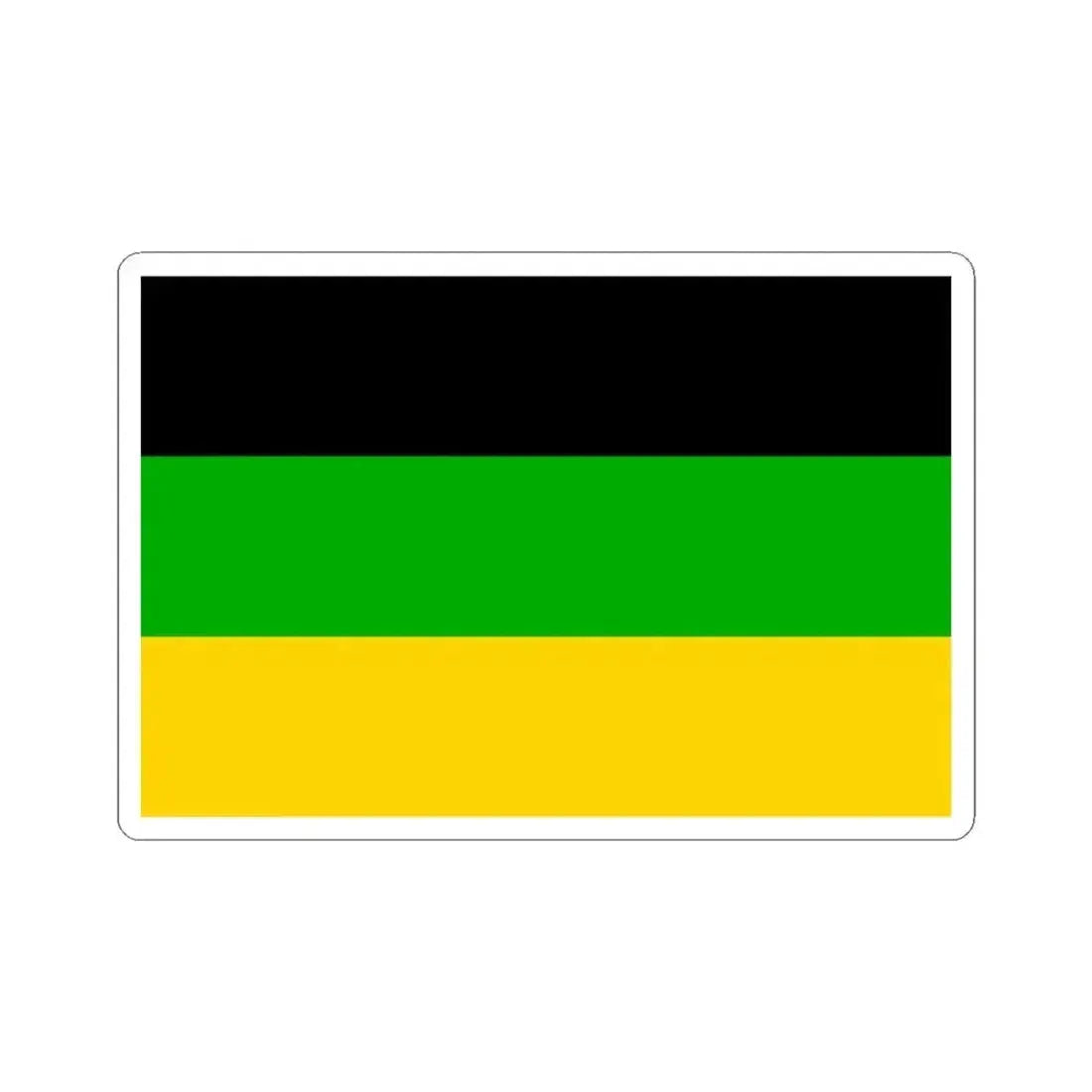 Flag of Dolni Pocernice (Czech Republic) STICKER Vinyl Kiss-Cut Decal 3 Inch White - The Sticker Space