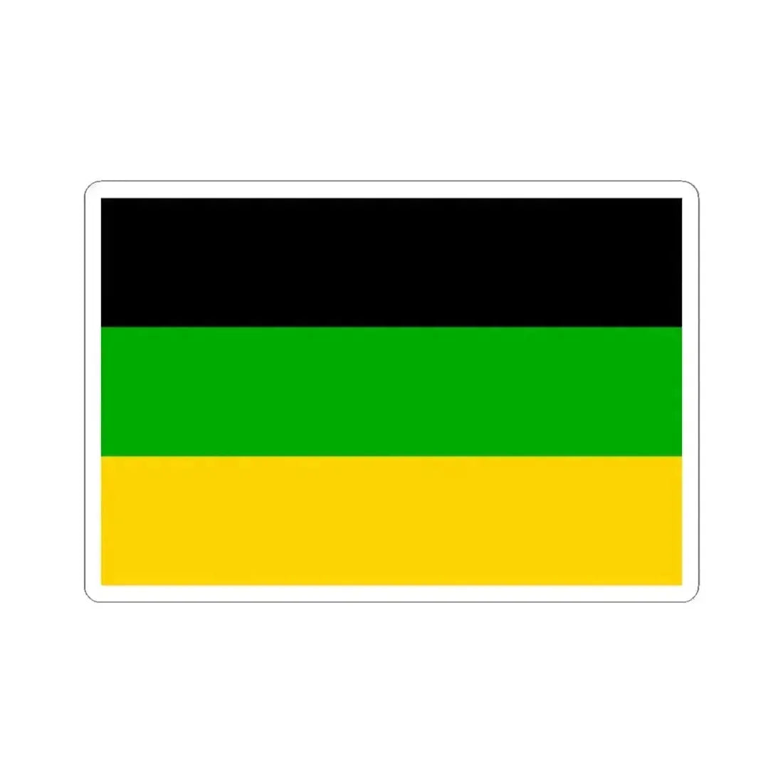 Flag of Dolni Pocernice (Czech Republic) STICKER Vinyl Kiss-Cut Decal 4 Inch White - The Sticker Space