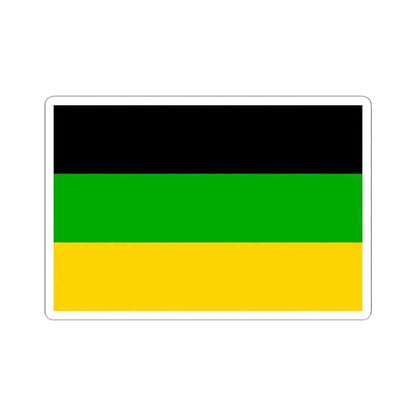 Flag of Dolni Pocernice (Czech Republic) STICKER Vinyl Kiss-Cut Decal 4 Inch White - The Sticker Space