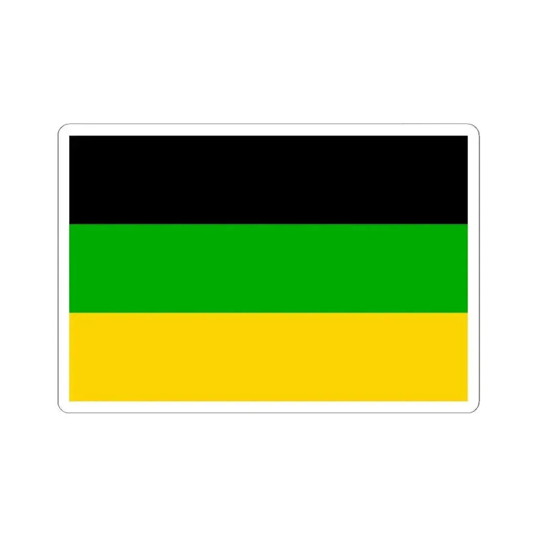 Flag of Dolni Pocernice (Czech Republic) STICKER Vinyl Kiss-Cut Decal 6 Inch White - The Sticker Space