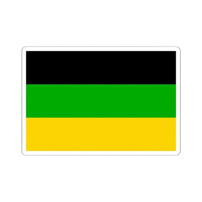 Flag of Dolni Pocernice (Czech Republic) STICKER Vinyl Kiss-Cut Decal 6 Inch White - The Sticker Space