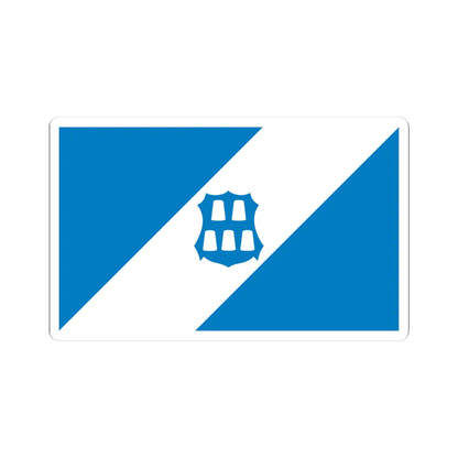 Flag of Dolyna (Ukraine) STICKER Vinyl Kiss-Cut Decal 3 Inch White - The Sticker Space