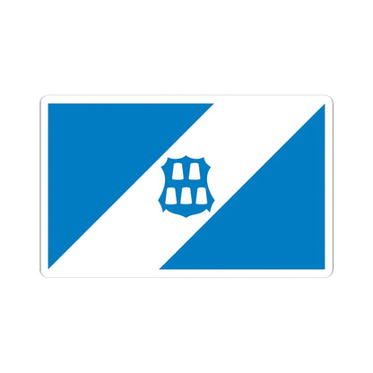 Flag of Dolyna (Ukraine) STICKER Vinyl Kiss-Cut Decal 4 Inch White - The Sticker Space