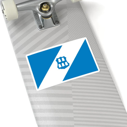 Flag of Dolyna (Ukraine) STICKER Vinyl Kiss-Cut Decal - The Sticker Space