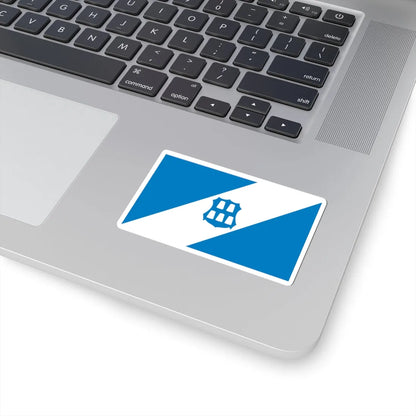 Flag of Dolyna (Ukraine) STICKER Vinyl Kiss-Cut Decal - The Sticker Space