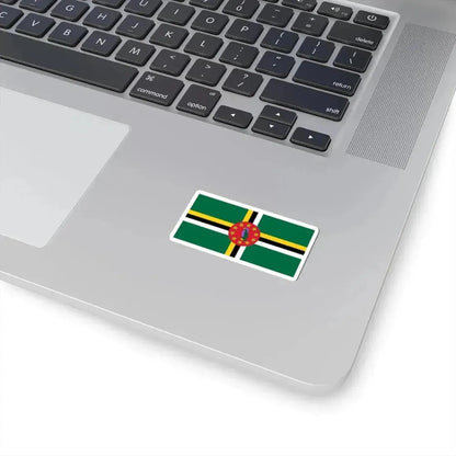 Flag of Dominica 1988-1990 (Dominica) STICKER Vinyl Kiss-Cut Decal - The Sticker Space