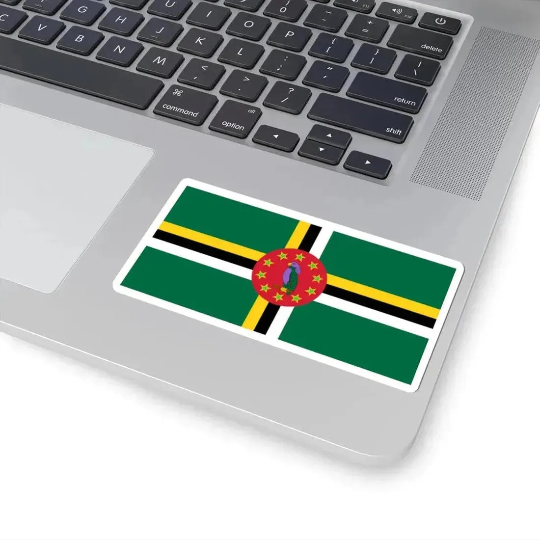 Flag of Dominica 1988-1990 (Dominica) STICKER Vinyl Kiss-Cut Decal - The Sticker Space