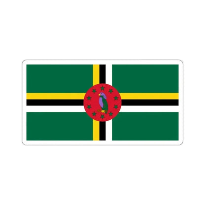 Flag of Dominica STICKER Vinyl Die-Cut Decal 2 Inch - The Sticker Space