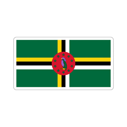 Flag of Dominica STICKER Vinyl Die-Cut Decal-3 Inch-The Sticker Space