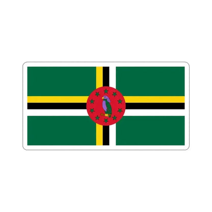 Flag of Dominica STICKER Vinyl Die-Cut Decal 4 Inch - The Sticker Space