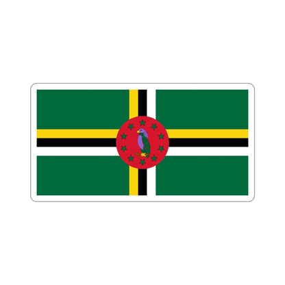 Flag of Dominica STICKER Vinyl Die-Cut Decal-5 Inch-The Sticker Space