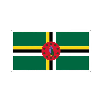 Flag of Dominica STICKER Vinyl Die-Cut Decal 5 Inch - The Sticker Space