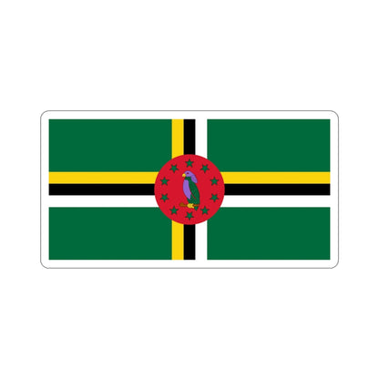 Flag of Dominica STICKER Vinyl Die-Cut Decal-6 Inch-The Sticker Space