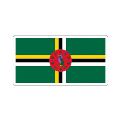 Flag of Dominica STICKER Vinyl Die-Cut Decal 6 Inch - The Sticker Space