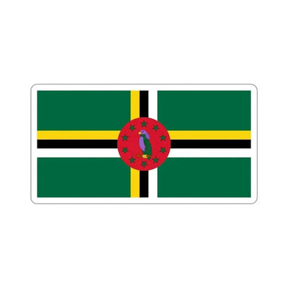 Flag of Dominica STICKER Vinyl Die-Cut Decal - The Sticker Space