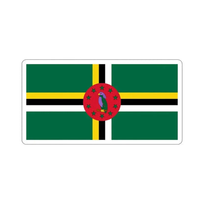 Flag of Dominica STICKER Vinyl Die-Cut Decal - The Sticker Space