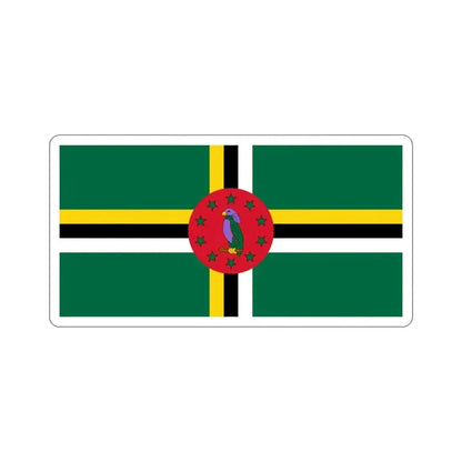 Flag of Dominica STICKER Vinyl Die-Cut Decal - The Sticker Space