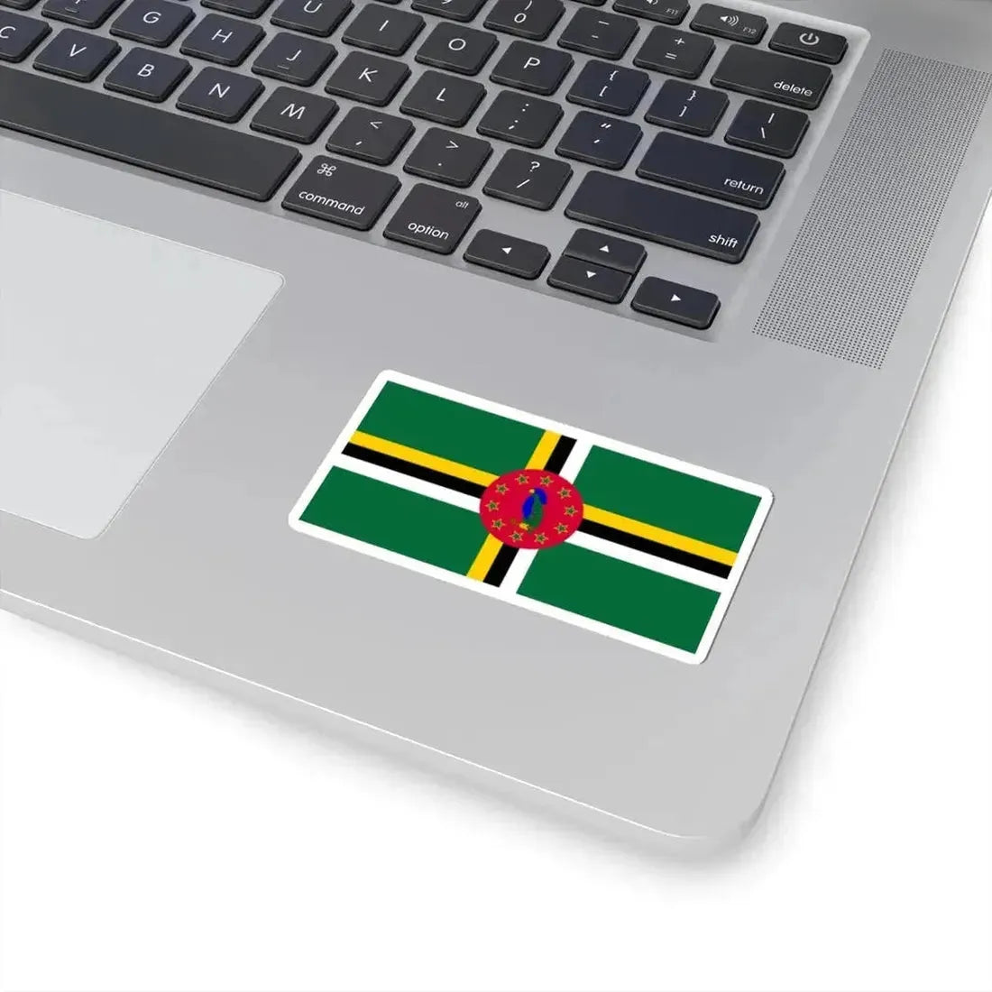Flag of Dominica variant 1 (Dominica) STICKER Vinyl Kiss-Cut Decal - The Sticker Space