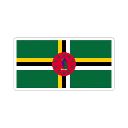 Flag of Dominica variant 3 (Dominica) STICKER Vinyl Kiss-Cut Decal 2 Inch White - The Sticker Space