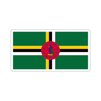 Flag of Dominica variant 3 (Dominica) STICKER Vinyl Kiss-Cut Decal 6 Inch White - The Sticker Space
