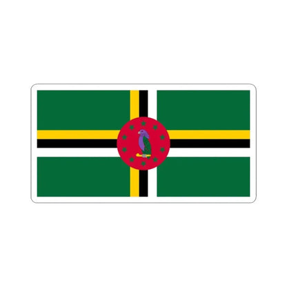 Flag of Dominica variant 5 (Dominica) STICKER Vinyl Kiss-Cut Decal 6 Inch White - The Sticker Space