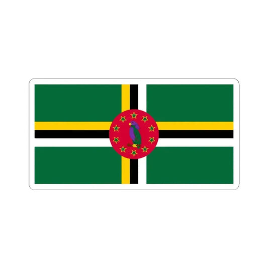 Flag of Dominica variant 6 (Dominica) STICKER Vinyl Kiss-Cut Decal 2 Inch White - The Sticker Space