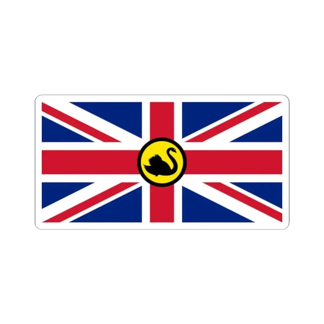Flag of Dominion of Westralia secession movement (Australia) STICKER Vinyl Kiss-Cut Decal 2 Inch White - The Sticker Space