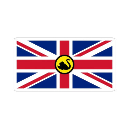 Flag of Dominion of Westralia secession movement (Australia) STICKER Vinyl Kiss-Cut Decal 3 Inch White - The Sticker Space