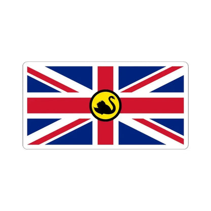 Flag of Dominion of Westralia secession movement (Australia) STICKER Vinyl Kiss-Cut Decal 4 Inch White - The Sticker Space