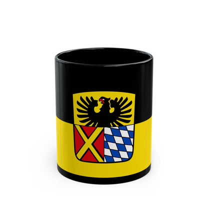 Flag of Donau Ries Germany - Black Coffee Mug-11oz-The Sticker Space