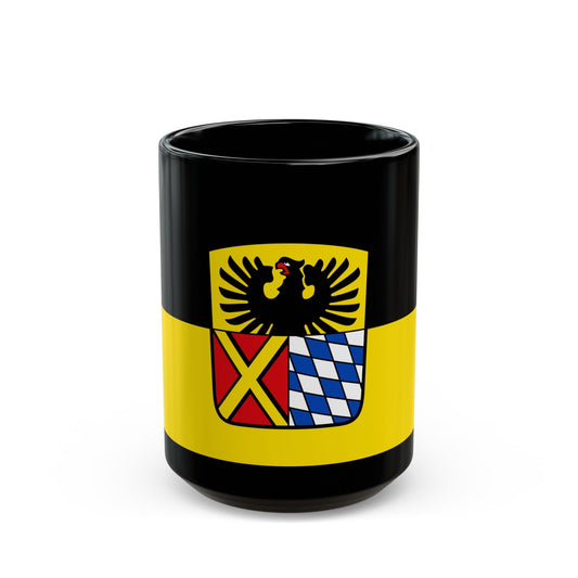 Flag of Donau Ries Germany - Black Coffee Mug-15oz-The Sticker Space