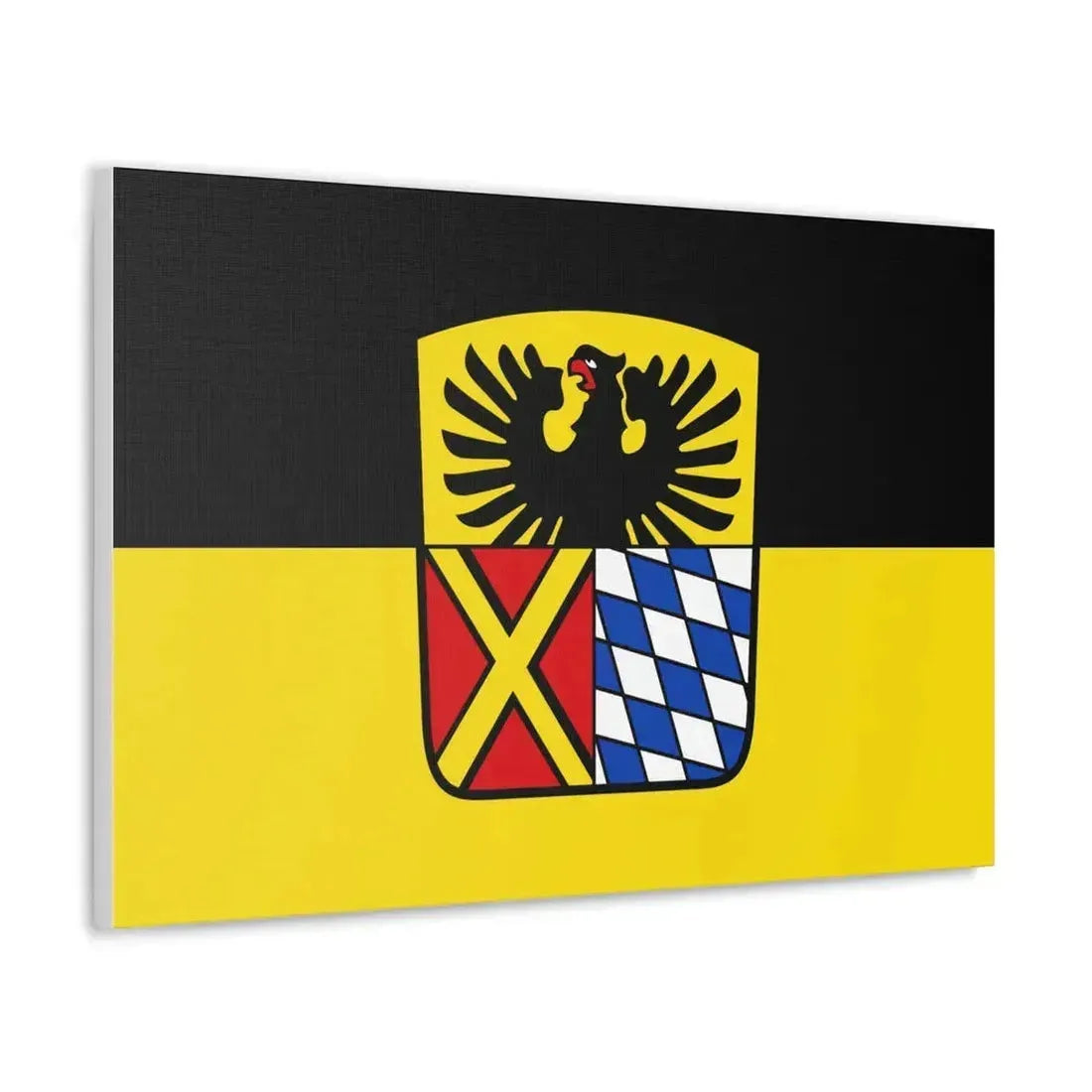 Flag of Donau Ries Germany - Canvas Wall Art - The Sticker Space